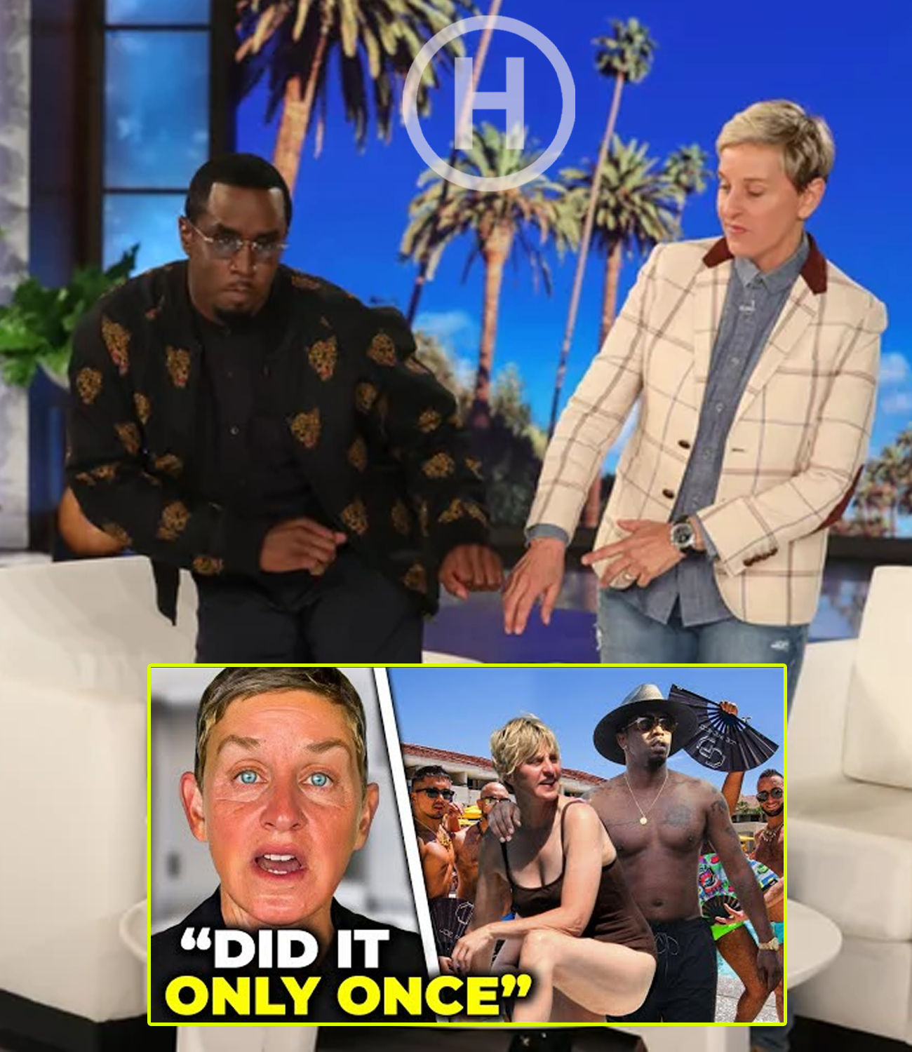 Ellen DeGeneres FREAKS OUT As Footage Of Her At Diddy’s FREAK OFF Is ...