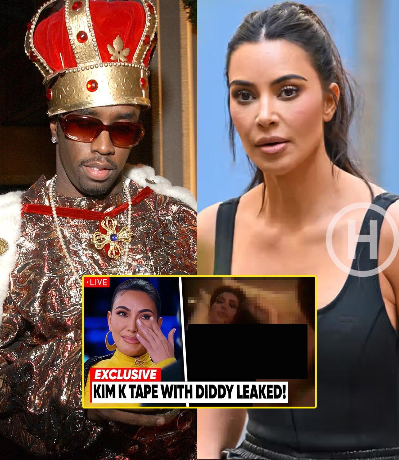 Kim Kardashian PANICS After Diddy Freak Off Tape Gets LEAKED… News