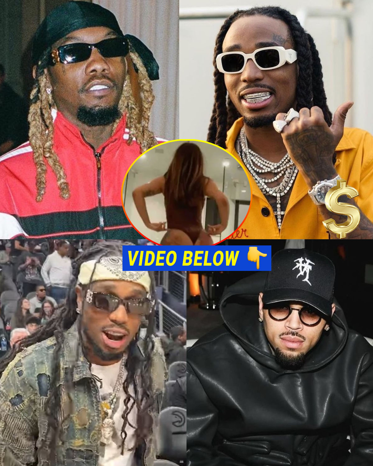 Offset declares w@r on Quavo D!ss Chris Brown: 'Why do you dare sleep ...