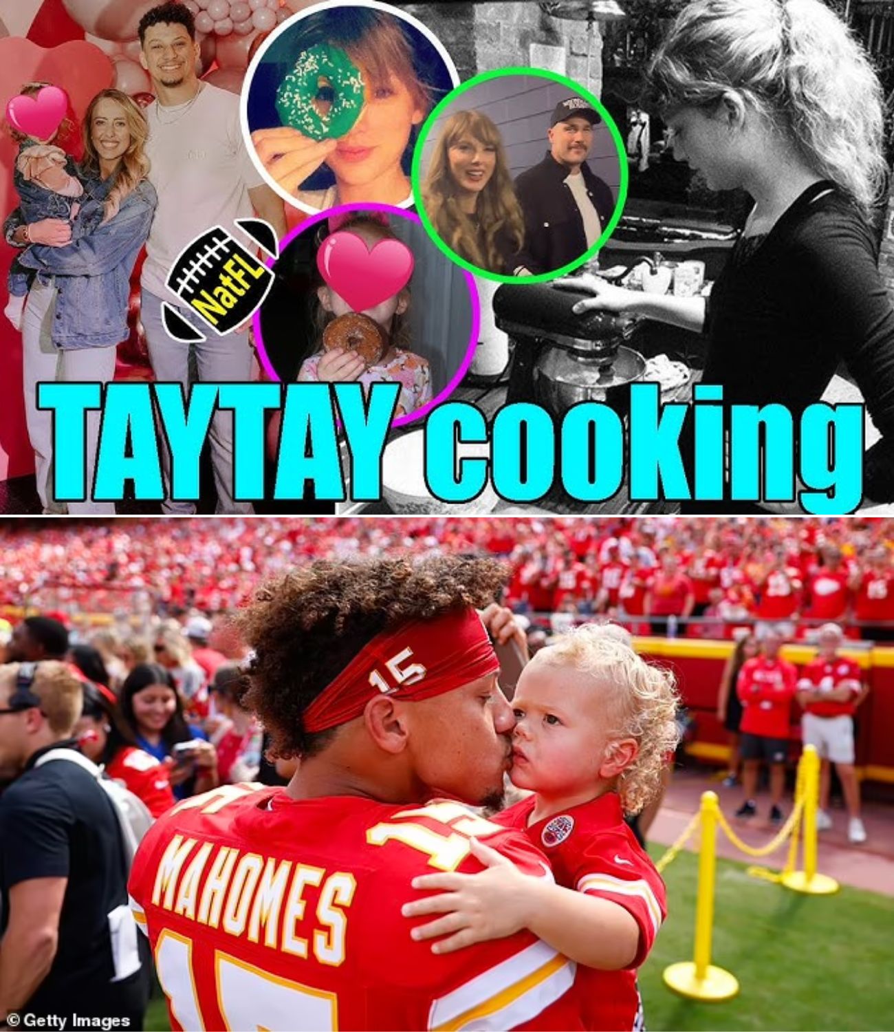 That’s Moment!! Taylor Swift Bakes With Patrick And Brittany Mahomes ...